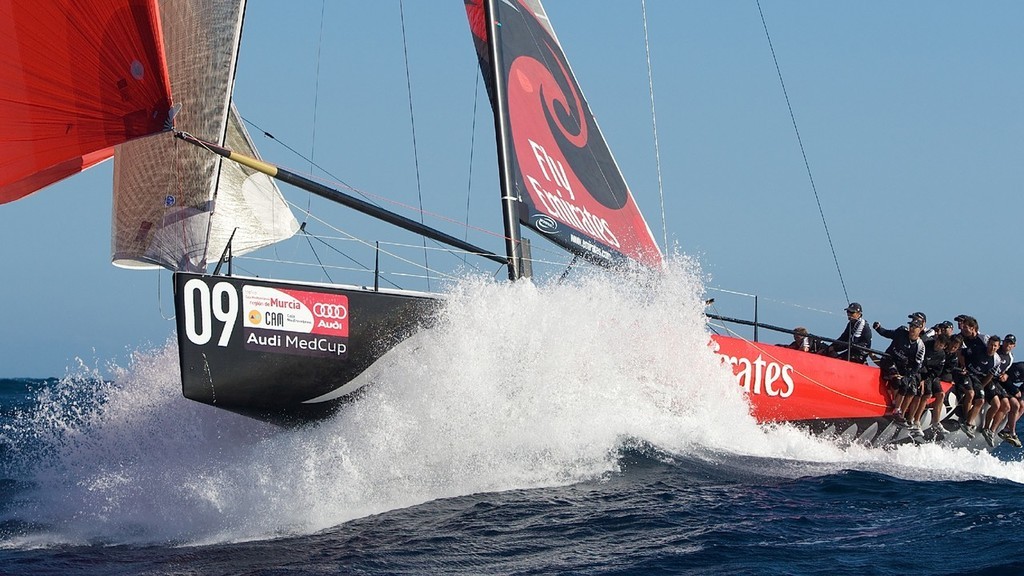 Emirates Team New Zealand launches on Day 4 of the Audi MedCup © Ian Roman/Audi MedCup http://2008.medcup.org/home/
