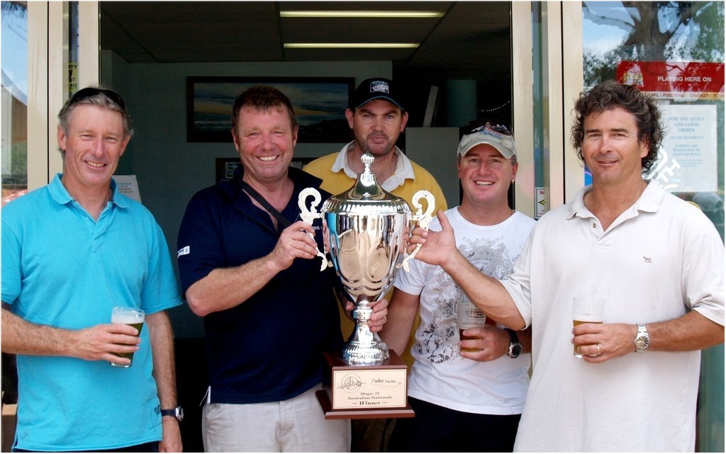 Hillis, along with crewmen Daniel McDonnell, Kevin Winchester, Peter Manley  - Magic 25 Australian Nationals. Photo: Grish Stromov © © Grish Stromov