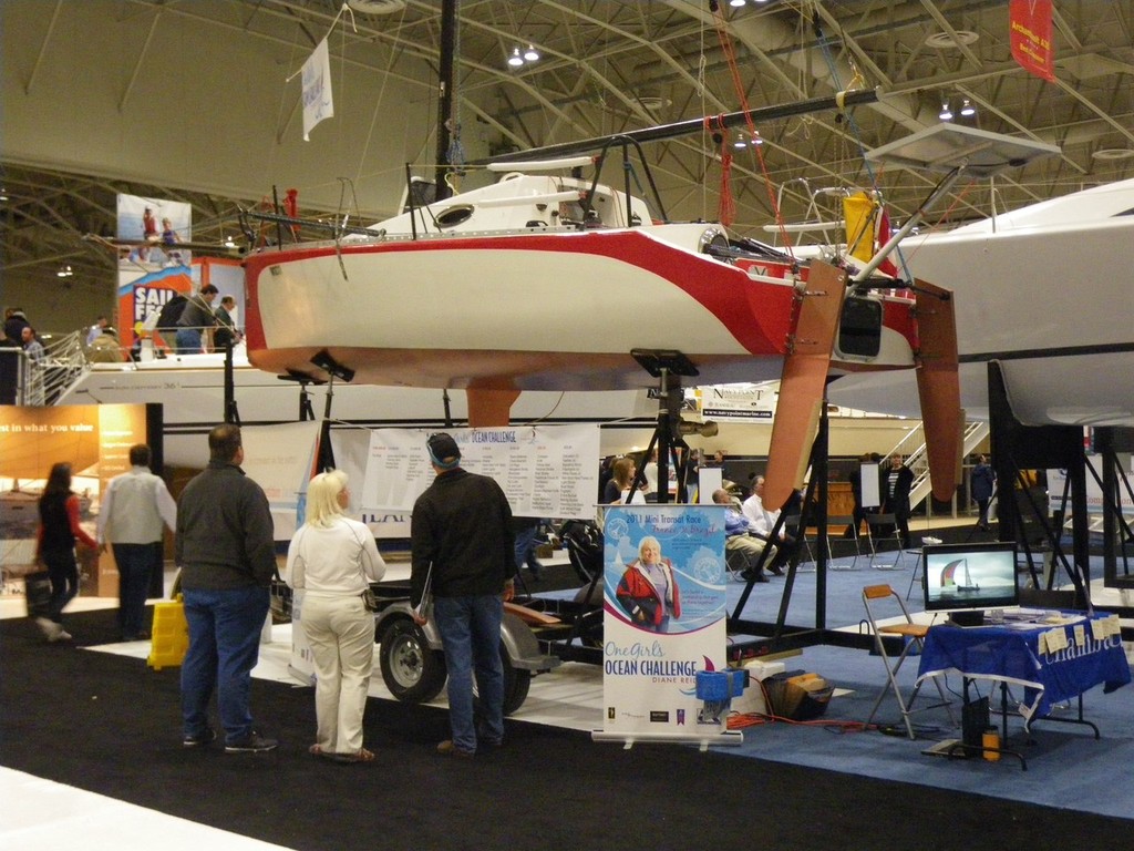 One Girl’s Ocean Challenge display at 2010 Toronto International Boat Show  © Guy Perrin http://sail-world.com