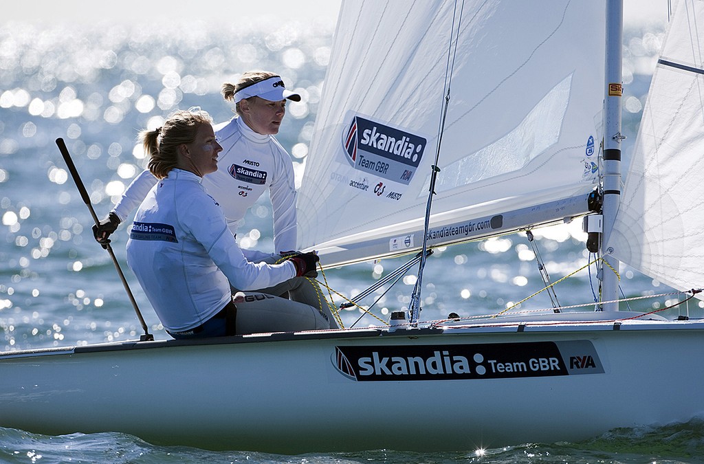 GBR Sarah Ayton and Saskia Clark, 470. - Rolex Miami OCR January 2010 ©  Richard Langdon http://www.oceanimages.co.uk