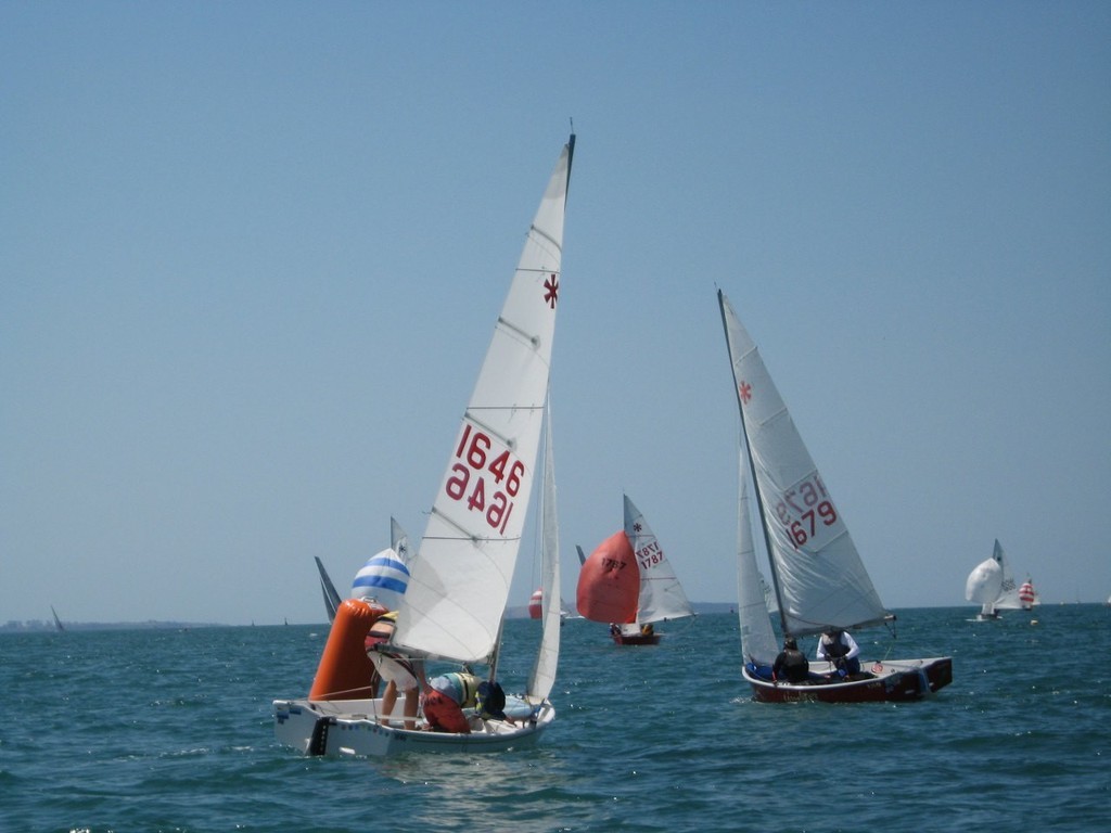 Race 1, bottom mark rounding photo copyright Sue Long taken at  and featuring the  class