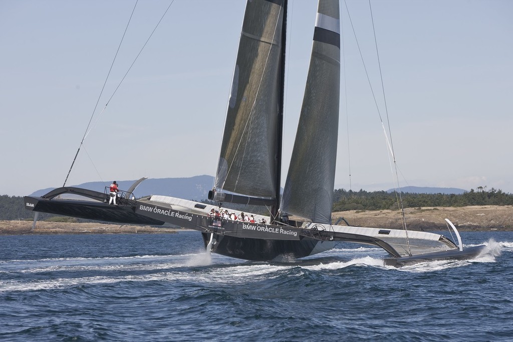 BMW Oracle Racing on Day 3, Anacortes © BMW Oracle Racing Photo Gilles Martin-Raget http://www.bmworacleracing.com