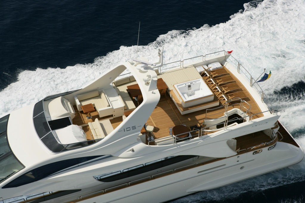 The Azimut 105 photo copyright Atlantic Motor Yachts Michael Boon http://www.atlanticmotoryachts.com.au taken at  and featuring the  class