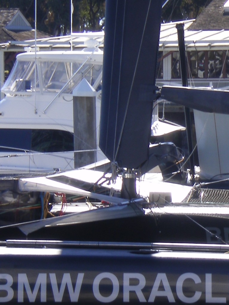 Base of Mast from the left - BOR90, 11-01-09 © Rob Wagner