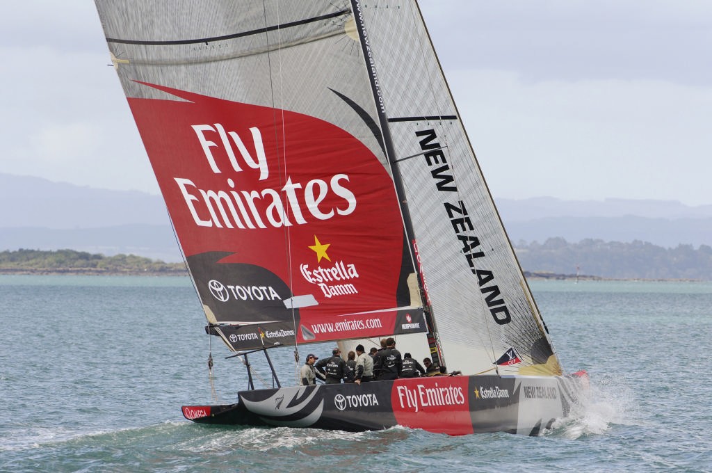 NZL-92 was untroubled to take her opening match against Mascalzone © Emirates Team New Zealand / Photo Chris Cameron ETNZ 