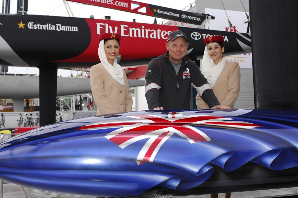 Emirates Team NZ chief, Grant Dalton at the Emirates Team NZ Unveiling © Emirates Team New Zealand / Photo Chris Cameron ETNZ 