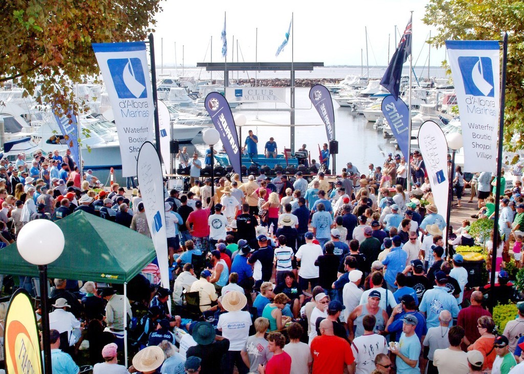 Sunday Presentation Crowd - 2009 Club Marine Trailer Boat Fishing Tournament © Kirk Maclean
