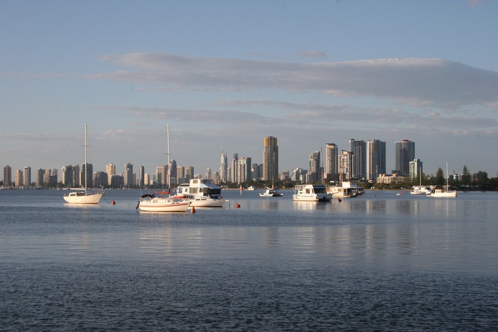 The Broadwater is the perfect backdrop for every occasion and just whiling away a perfect Gold Coast day. © Jeni Bone