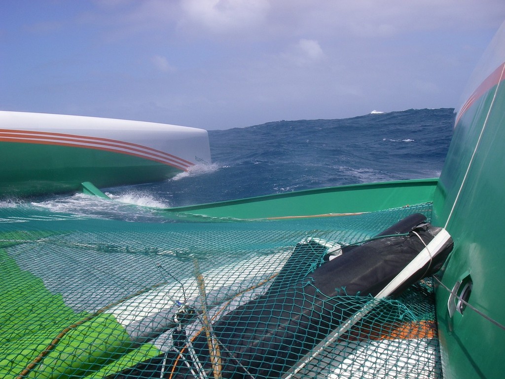 Groupama 3 - Pacific Ocean © Groupama - Franck Cammas http://www.cammas-groupama.com