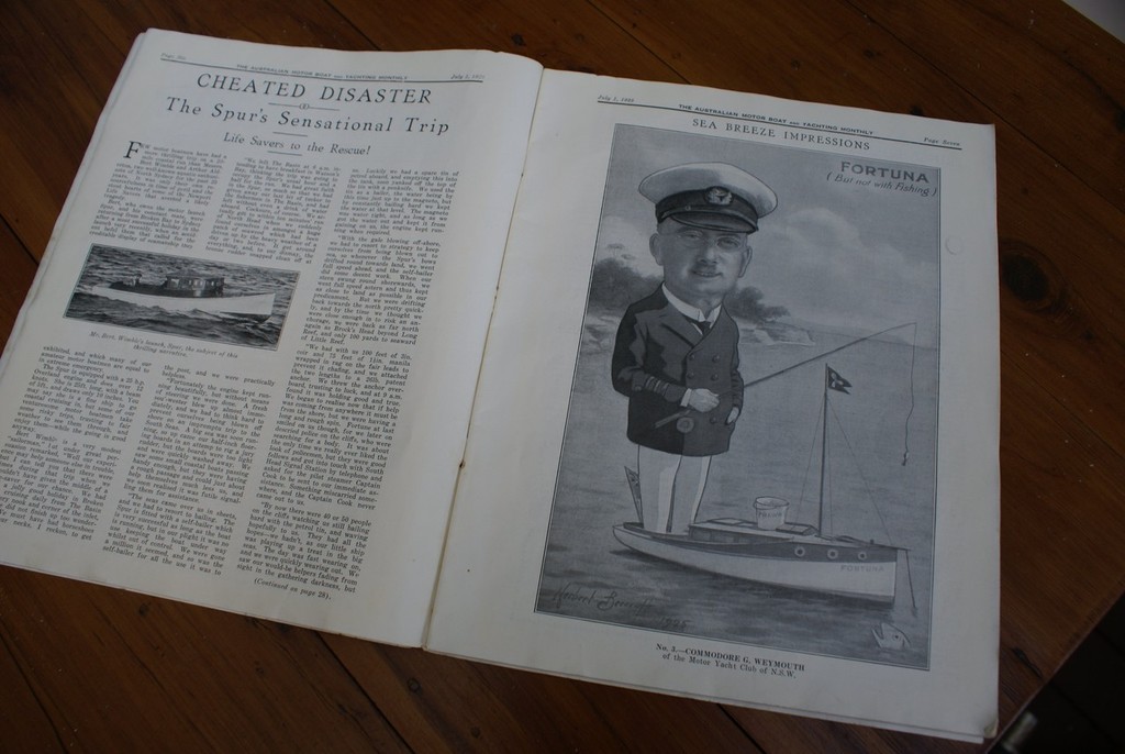 Typical double-page spread in the magazine. Only the cover used any colour, with colour printing still very much in its infancy 85-years ago. © Bob Wonders