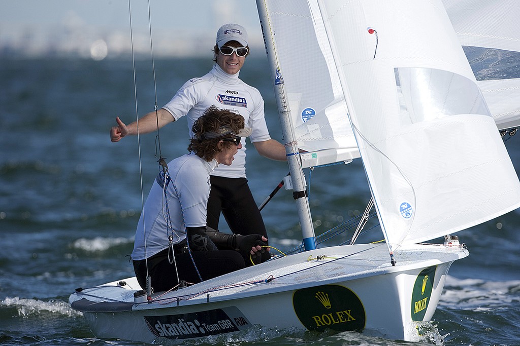 GBR Luke Patience and Stuart Bithell, 470. - Rolex Miami OCR January 2010 ©  Richard Langdon http://www.oceanimages.co.uk