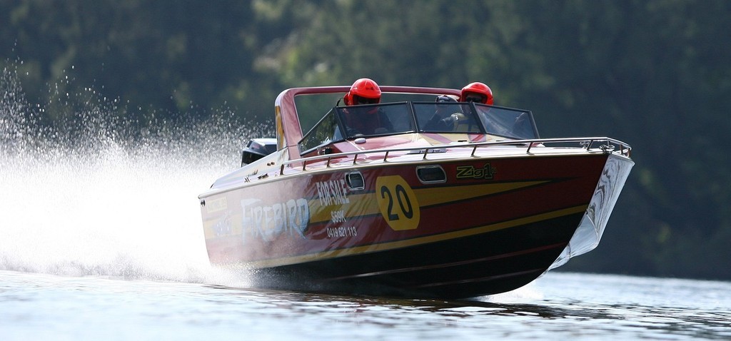 ’Firebird’, a famous name in ski racing circles, showed its style in winning the Offshore Class in the 2009 Bridge to Bridge powerboat race. - Bridge boat race photo copyright Michael Kemp Ultimate Image Capture http://www.ultimateimagecapture.com.au taken at  and featuring the  class