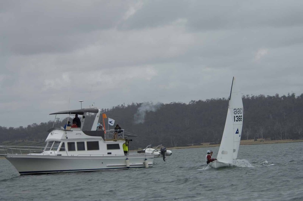 1366 Protagonist take line honours in R7 and 2010 National F11 Champs - The 2010 Flying 11 National Championships © David Price