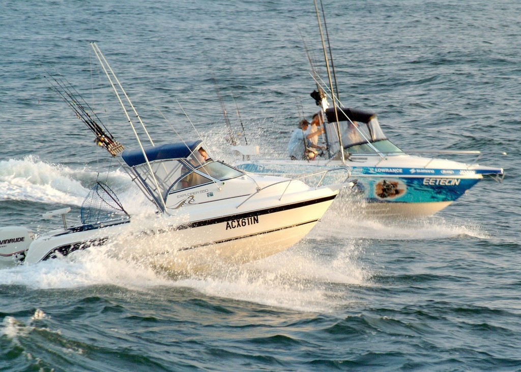 Heading out on Friday Morning - 2009 Club Marine Trailer Boat Fishing Tournament © Kirk Maclean
