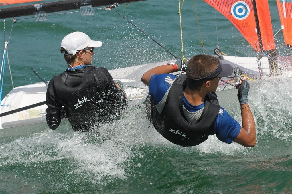 Riccardo Camin and Lorenzo Franceschini (ITA 35) - 2009 29er World Championship photo copyright Gianni Tomazzoni taken at  and featuring the  class