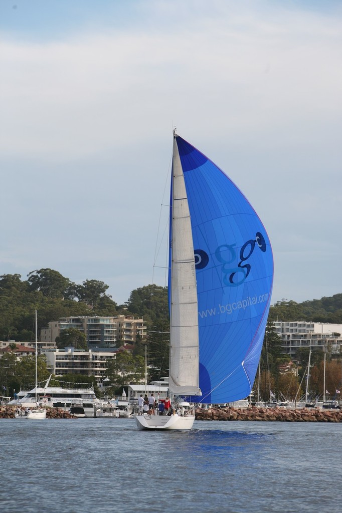 Sailing here (Sail Port Stephens) - Sail Port Stephens © Maggie Joyce - Mariner Boating Holidays http://www.marinerboating.com.au