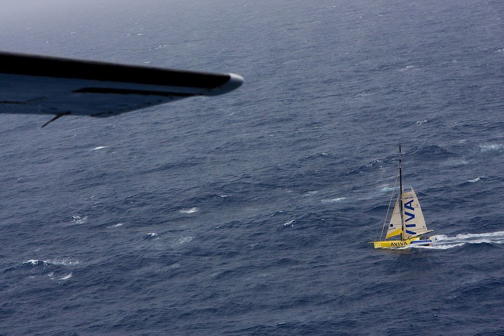 Vendee Globe 2008/09. Aviva in the Southern Ocean.  © Gareth Cooke - Subzero Images http://www.subzeroimages.com