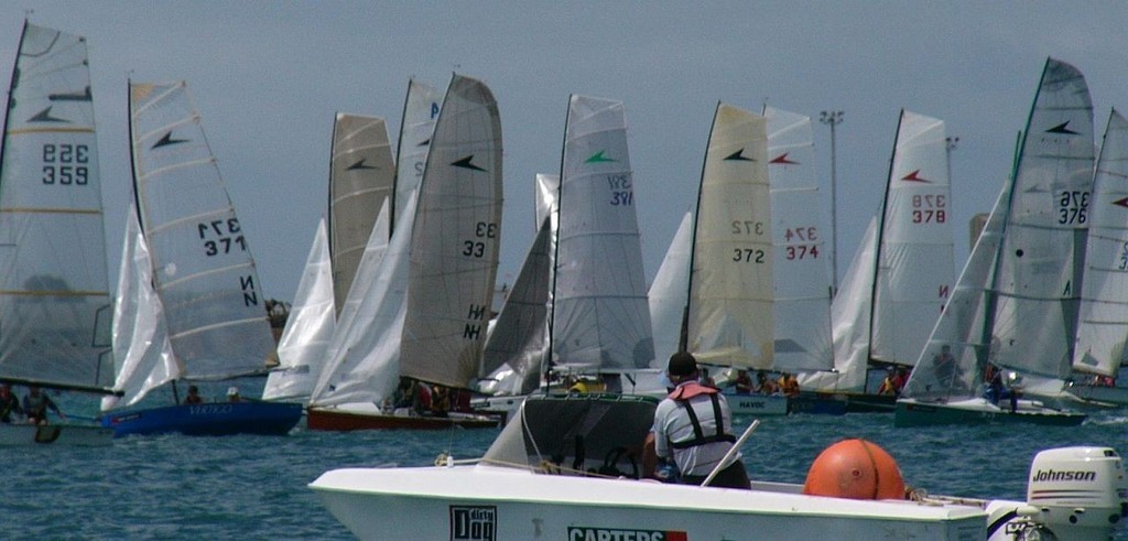 Javelin Bay Nissan South Pacific’s start line race four - 2009 Javelin Bay Nissan South Pacific’s and New Zealand Nationals photo copyright Alan Roberts taken at  and featuring the  class