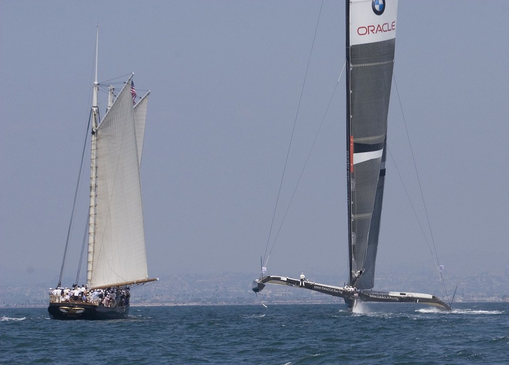 33rd America’s Cup - BMW ORACLE Racing - Team and Challenge presentation special even &copy; BMW Oracle Racing Photo Gilles Martin-Raget http://www.bmworacleracing.com