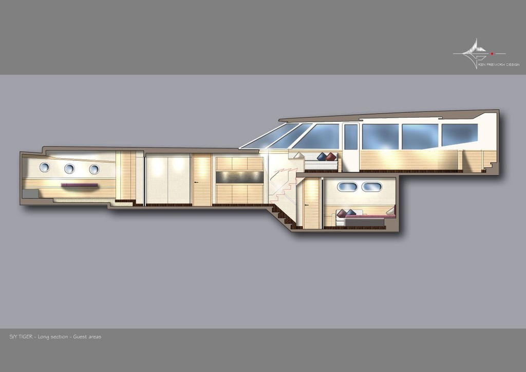 38m Tiger - Section © Luxury Yacht Group LLC http://www.luxyachts.com