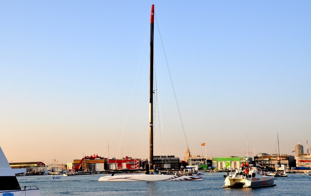 A5 casts off. photo copyright Jean Philippe Jobé taken at  and featuring the  class