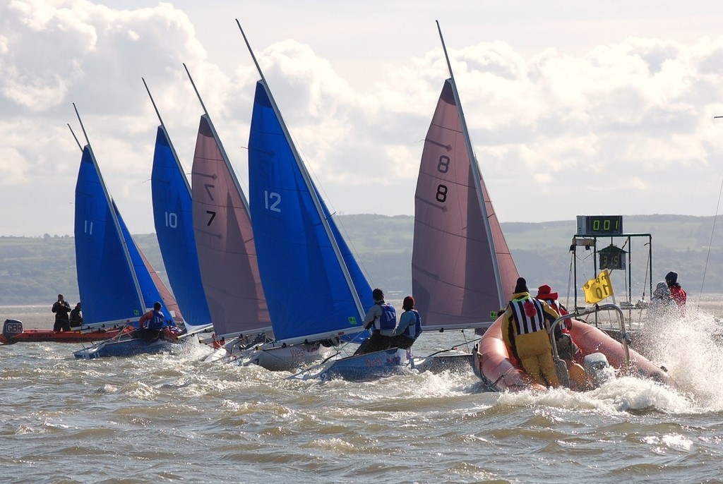 Close start to race 5, final decider - Wilson Trophy © Philip Geddes