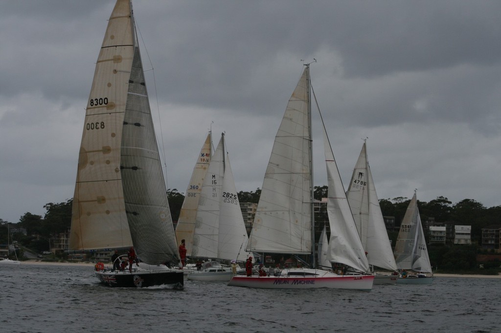 Racing begins off in Nelson Bay  - Sail Port Stephens © Dominic Grundy