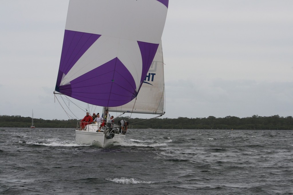 Spinnakers up on Full Frontal  - Sail Port Stephens © Dominic Grundy