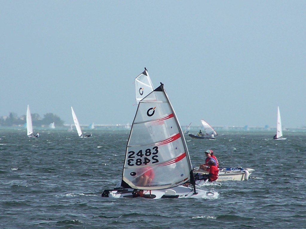 windy races challenged the junior sailors - O’Pen BIC Mid Winter Champs © Kevin Broome