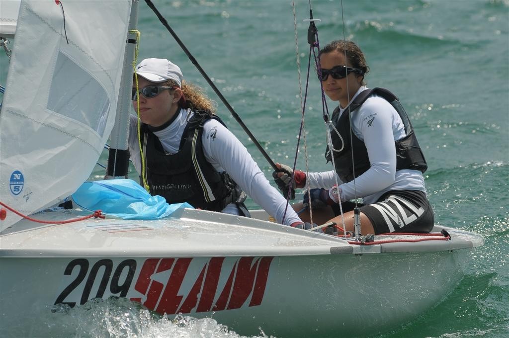 Alexandra Maloney and Bianca Barbarich-Bacher - International 420 Class World Championship photo copyright Gianni Tomazzoni taken at  and featuring the  class
