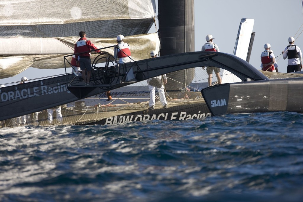 BOR90 sailing off San Diego © BMW Oracle Racing Photo Gilles Martin-Raget http://www.bmworacleracing.com