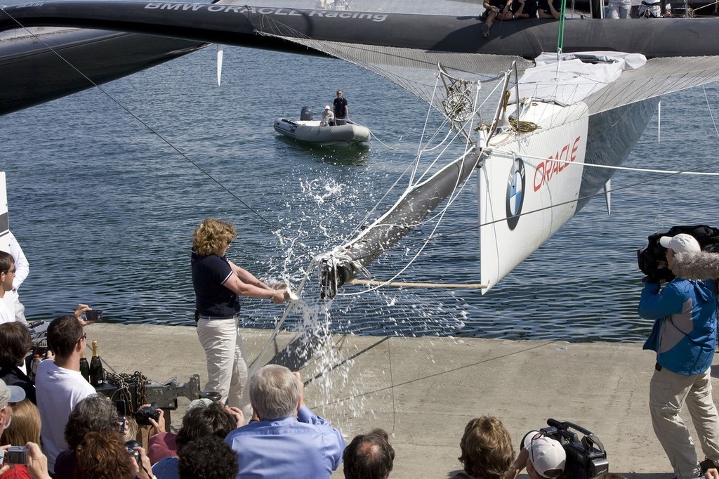 BMW Oracle Racing - 90fter AC launch © BMW Oracle Racing Photo Gilles Martin-Raget http://www.bmworacleracing.com