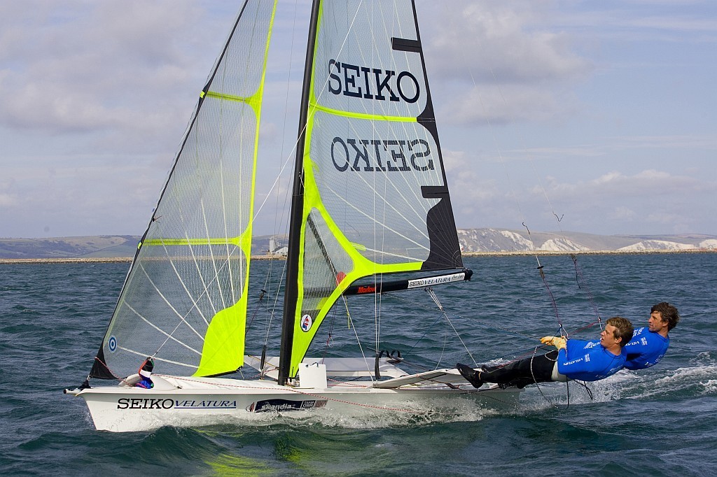 49er UK 2008 National Championship at WPNSA - image Seiko 08 © Seiko