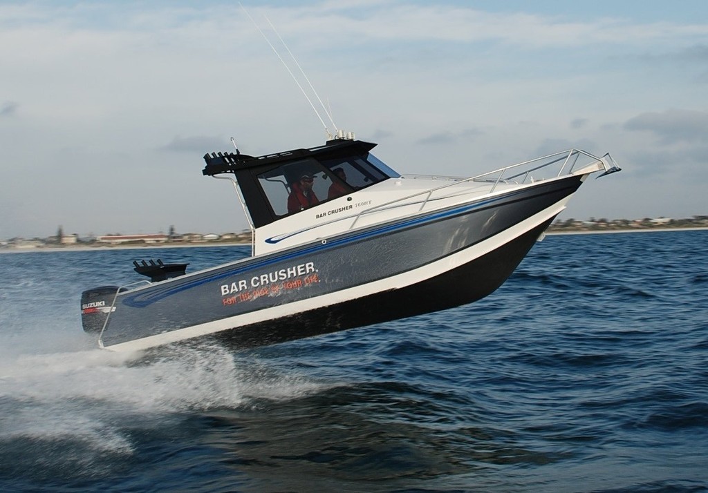 The Bar Crusher 760 HT, sure to attract blue water anglers when it debuts at the Melbourne Boat Show. © BIA VIC http://www.biavic.com.au/