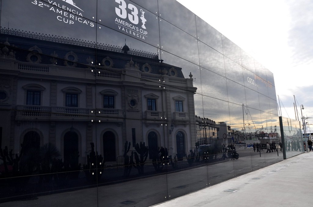 The America’s Cup exhibition building © Jean Philippe Jobé