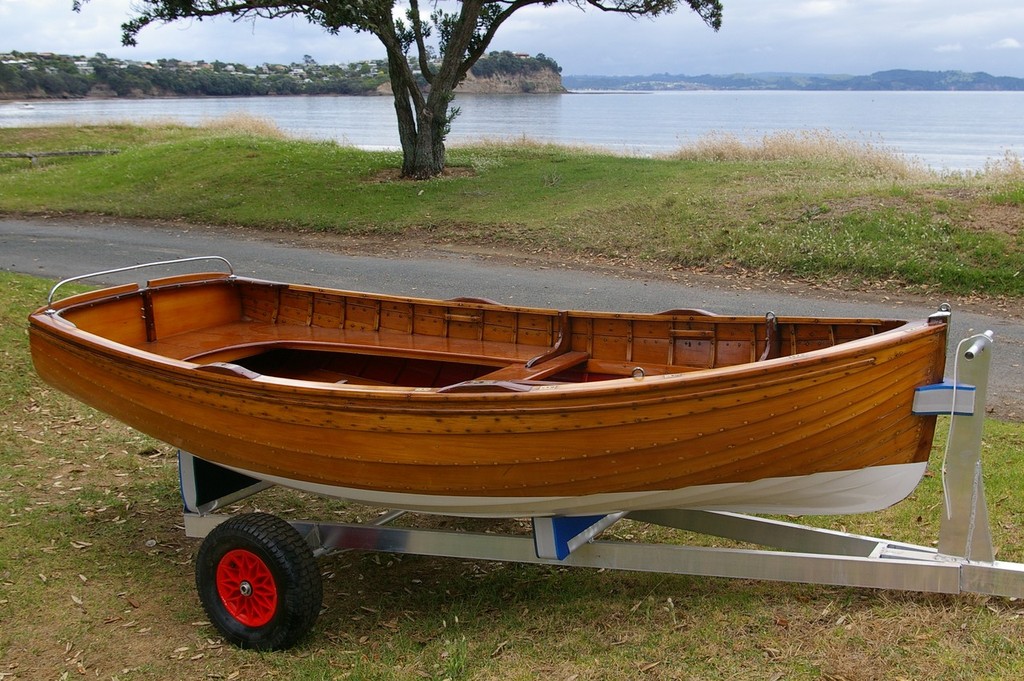 1935 George Tyler Sailing Dinghy - Manly Art Show and Classic Dinghy display © Lesley Gager