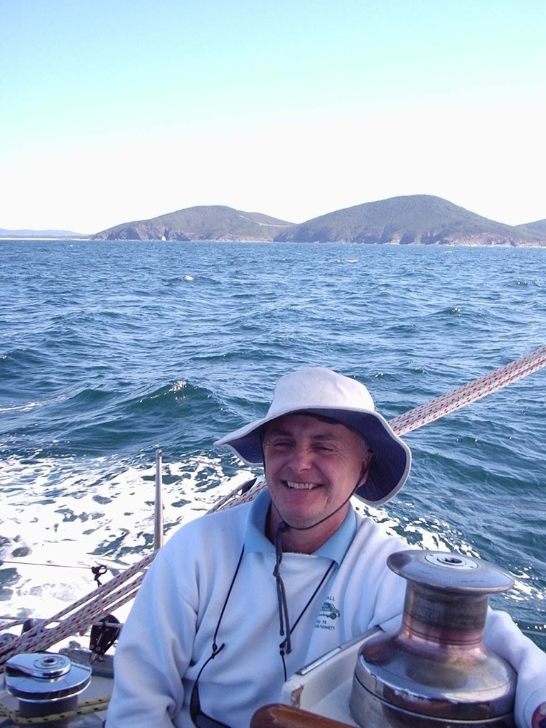 John MacLurcan skipper of Morag Bheag  - Lion Island Race photo copyright  Andrea Francolini Photography http://www.afrancolini.com/ taken at  and featuring the  class