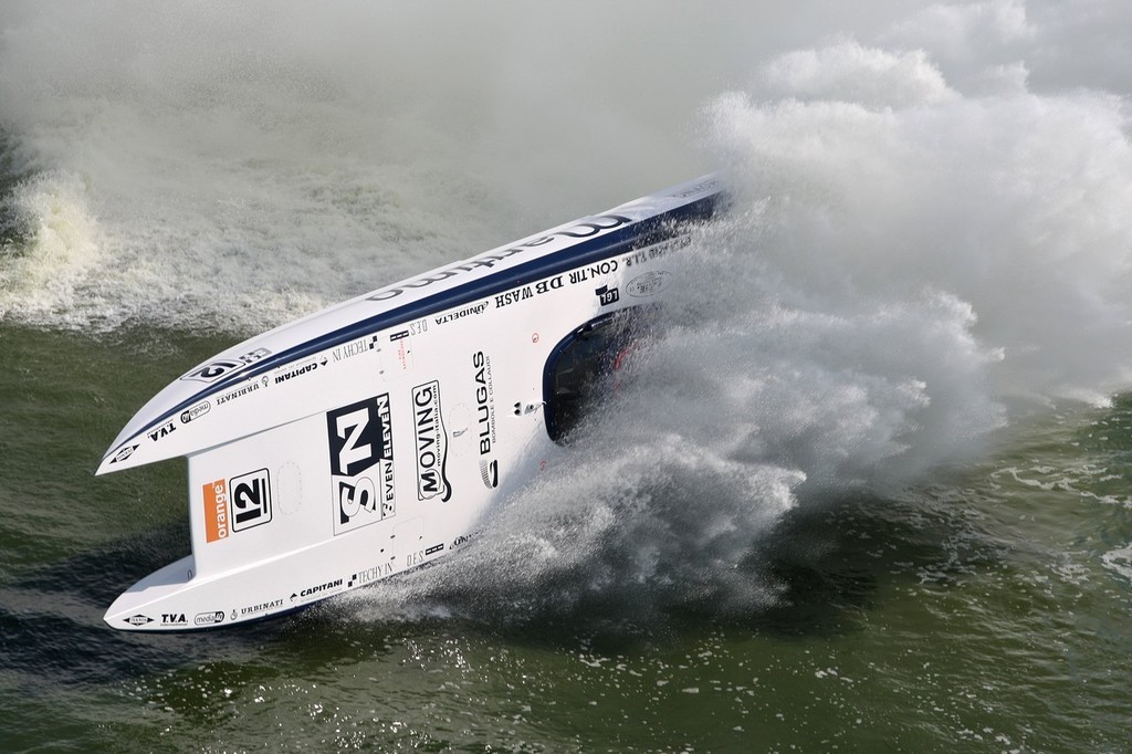 'Maritimo 12'...going... - Romanian GP photo copyright Nigel Quilter http://www.class-1.com/ taken at  and featuring the  class