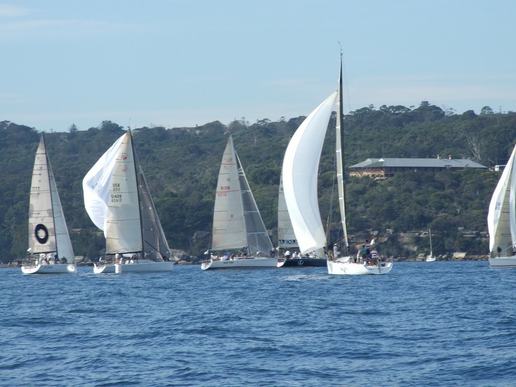 Avery slow mark rounding - CYCA Winter Series 2007 © Brooke Paton