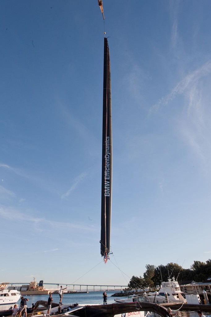33rd America’s Cup - BMW ORACLE Racing - BOR 90 modifications © BMW Oracle Racing Photo Gilles Martin-Raget http://www.bmworacleracing.com