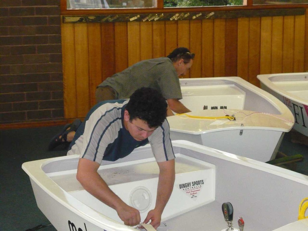 Almost fitted out Sabots © Andrew Glassock