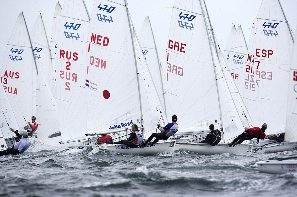 Start - 470 Worlds, Denmark ©  Richard Langdon http://www.oceanimages.co.uk