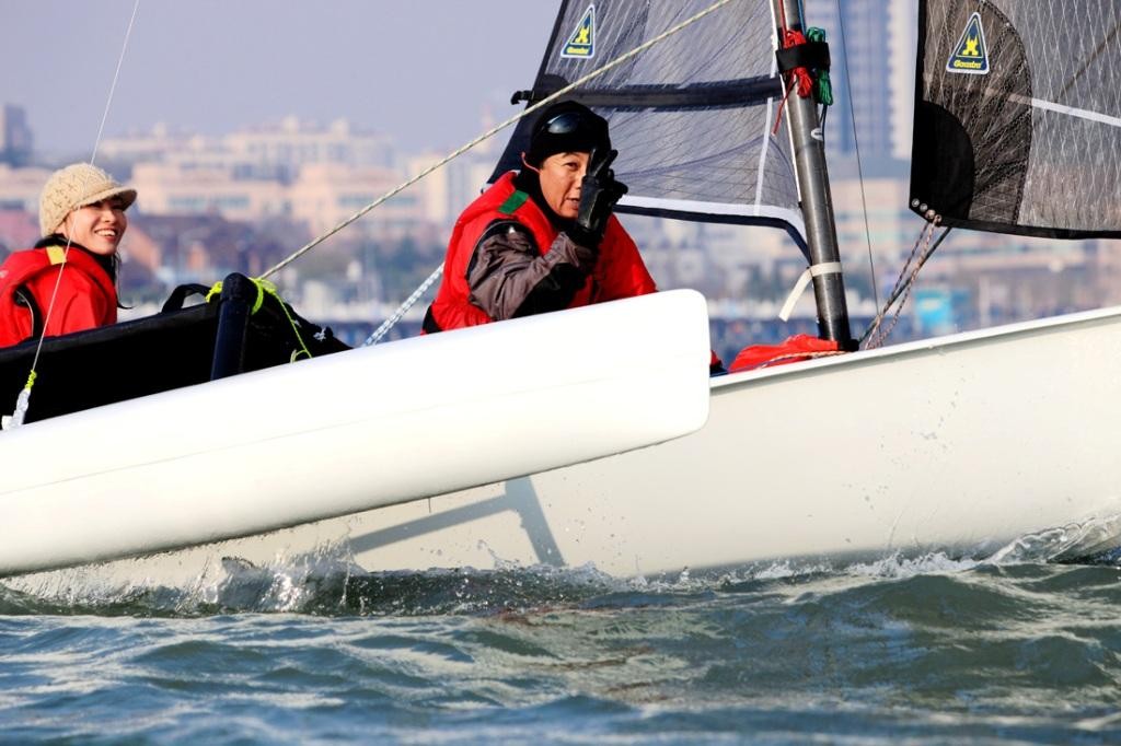 Crews enjoy some Qingdao waves - Qingdao Weta Sailing - 2009 Autumn Regatta photo copyright SailWeta Jeppe Mortensen taken at  and featuring the  class