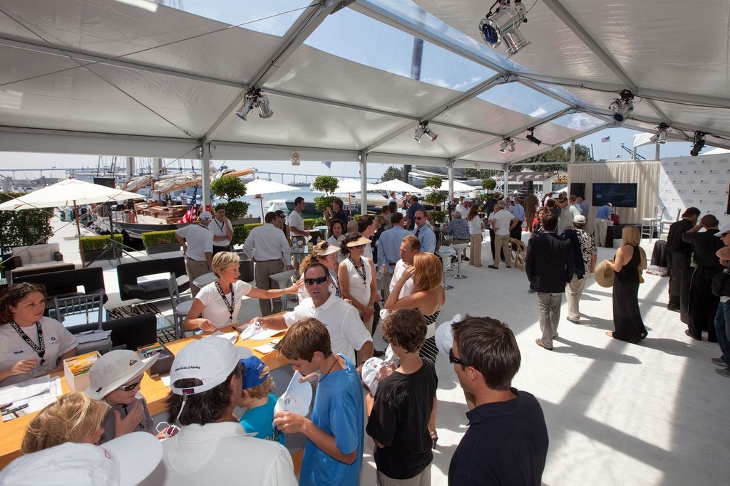 BMW ORACLE Racing - Team and Challenge presentation special event © BMW Oracle Racing Photo Gilles Martin-Raget http://www.bmworacleracing.com