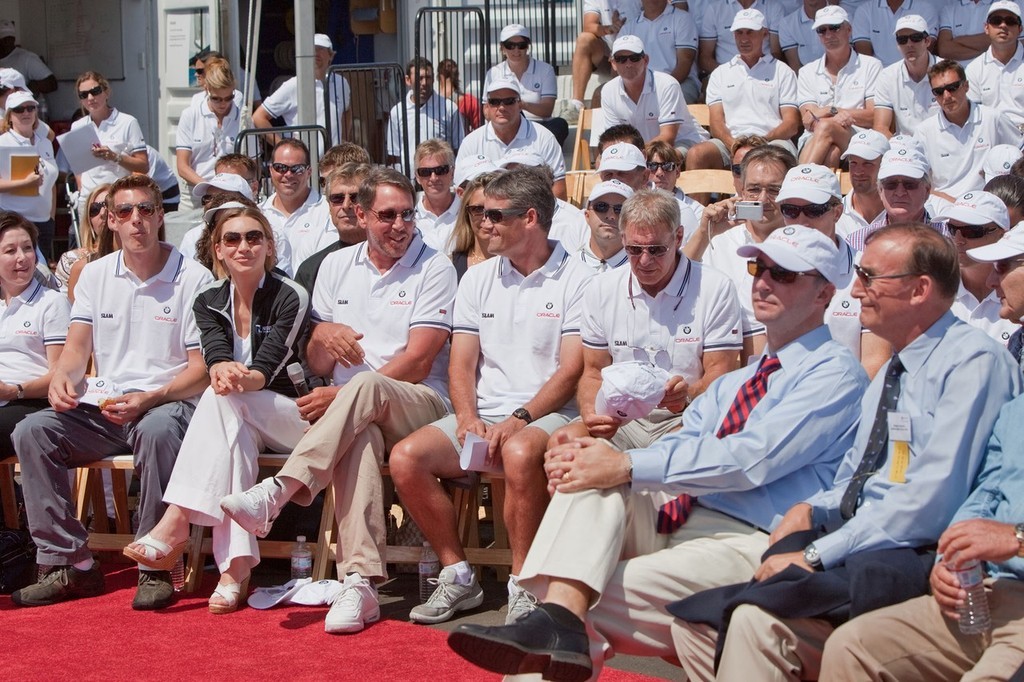 33rd America’s Cup - BMW ORACLE Racing - Team and Challenge presentation special event © BMW Oracle Racing Photo Gilles Martin-Raget http://www.bmworacleracing.com