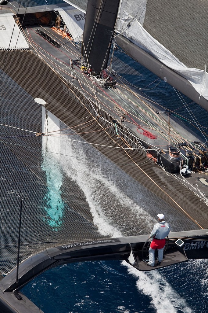 BMW ORACLE Racing - 90 ft Trimaran testings © BMW Oracle Racing Photo Gilles Martin-Raget http://www.bmworacleracing.com