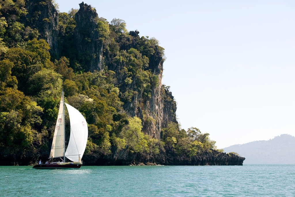 Phang Nga Bay Regatta 2010. Phoenix goes sightseeing. © Guy Nowell http://www.guynowell.com