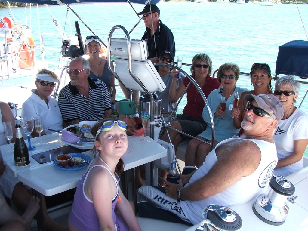 Breaking the cockpit population record - Catalina Yachts Lake Macquarie Rendezvous © Rod Mackay