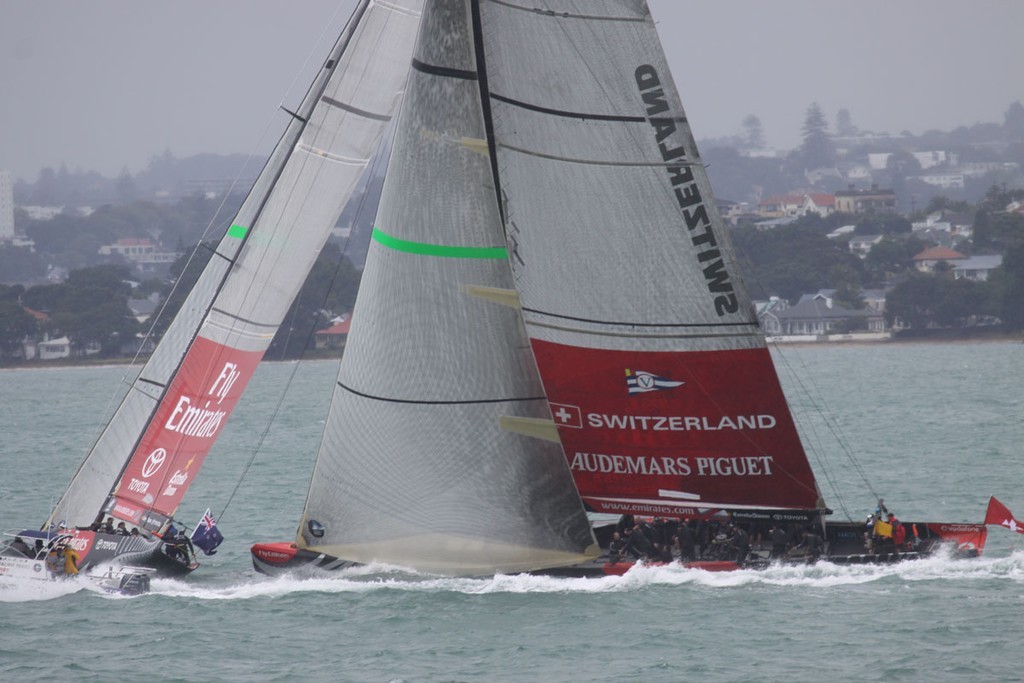 Louis Vuitton Pacific Series. Day 2 Race 1 rounding the first mark. Greg Maunder © - Louis Vuitton Pacific Series - Final Series Day 2 © Greg Maunder http://www.gregmaunder.com