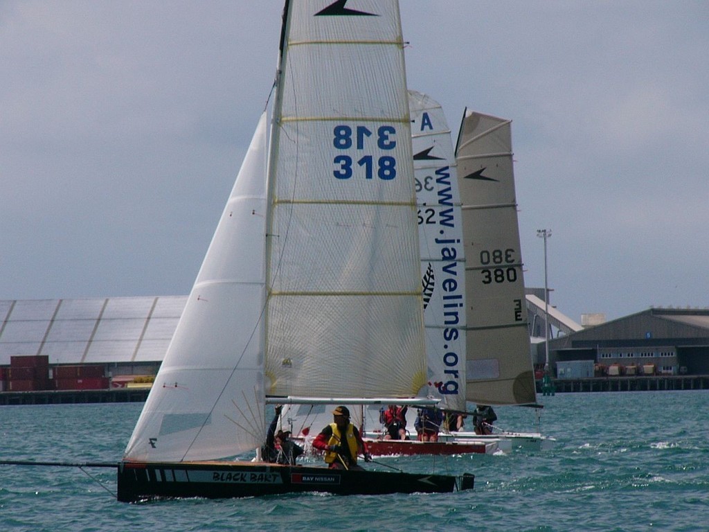 Black Bart  NZ318  Kez Cameron/Stuart Pedersen   - 2009 Javelin Bay Nissan South Pacific’s and New Zealand Nationals photo copyright Alan Roberts taken at  and featuring the  class